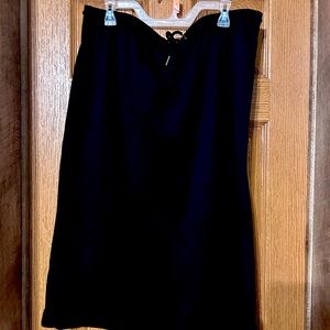 SHEIN black drawstring skirt